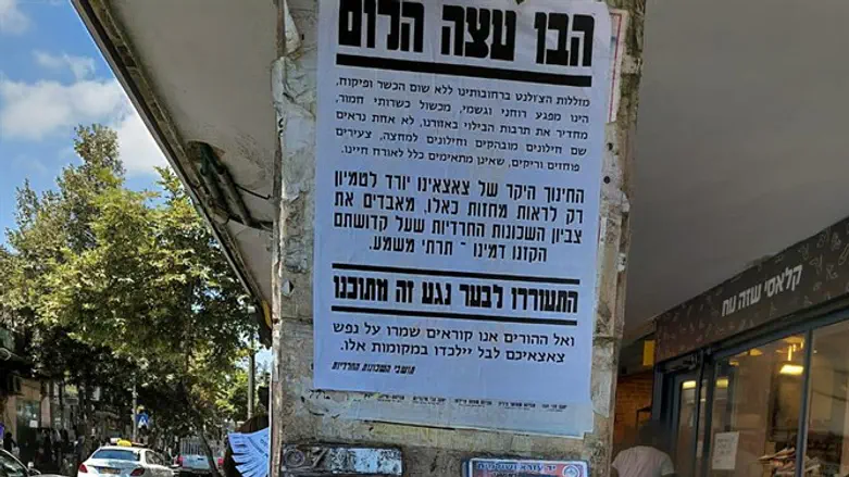 פשקוויל נגד הצ'ולנט בירושלים