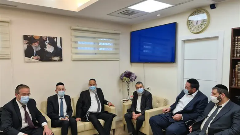 פגישת חברי הכנסת עם ראש העיר