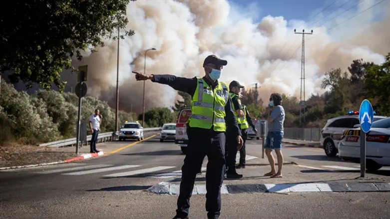 השריפה ביערות ירושלים