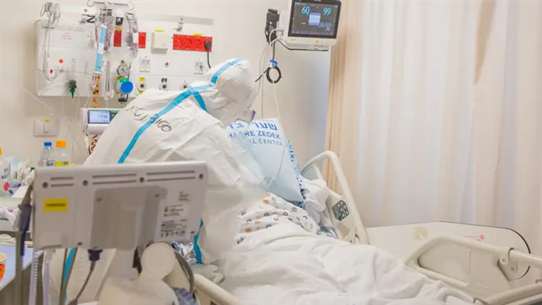 Coronavirus ward at Shaare Zedek