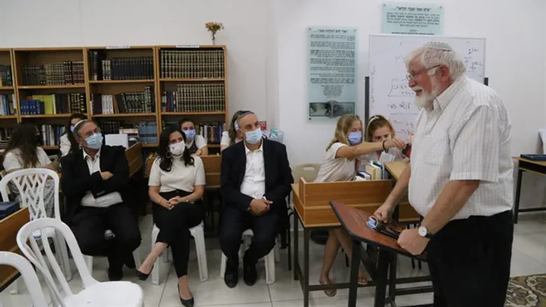 Ohad Teharlev, Minister Shaked, Lod mayor Yair Revivo, Yinon Ahiman speaking