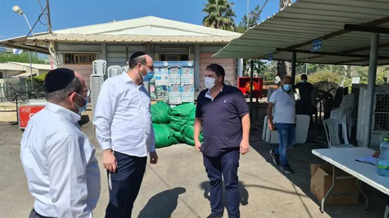 חלוקת הציוד בשנה שעברה