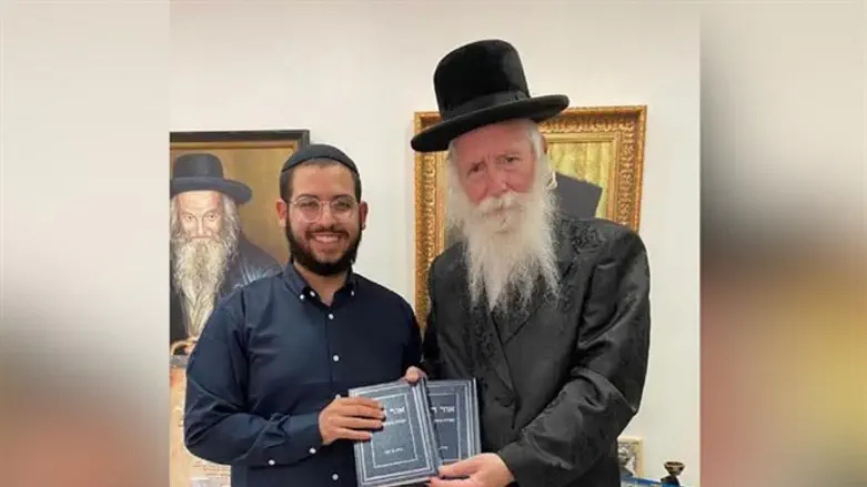 נריה בן סבו עם הרב דוד גרוסמן