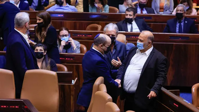 בנט במליאת הכנסת