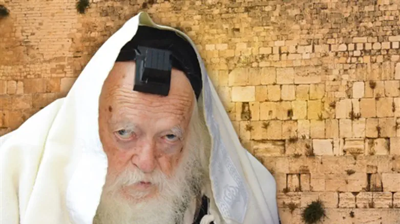 4 שעות לפני ר"ה: מעמד תפילה אדיר בכותל בראשות הרב קנייבסקי