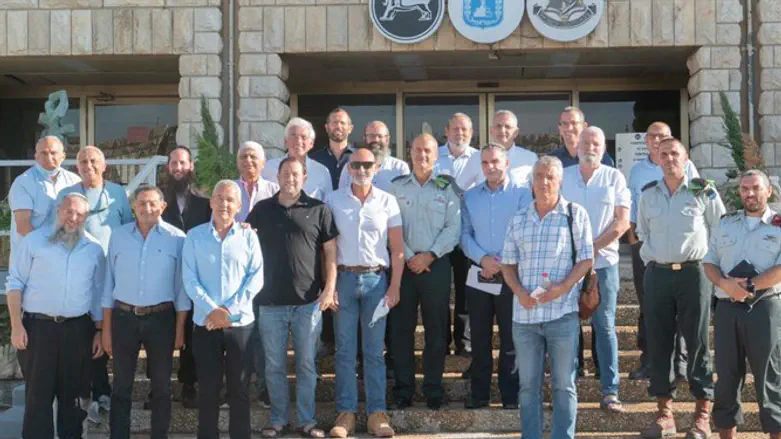 ראשי המועצות ואלוף הפיקוד