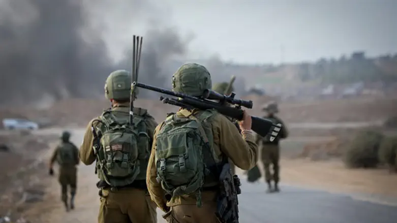 IDF soldiers on the Gaza border (illustrative)