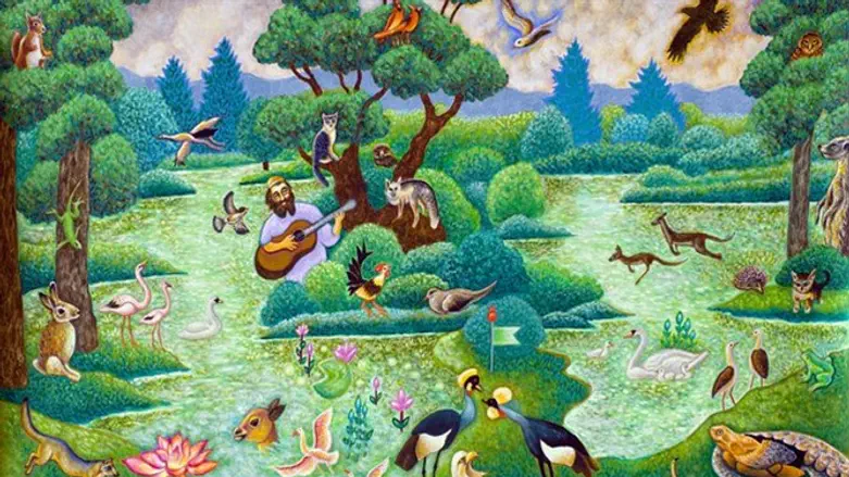 אחד מציוריו של ברוך נחשון