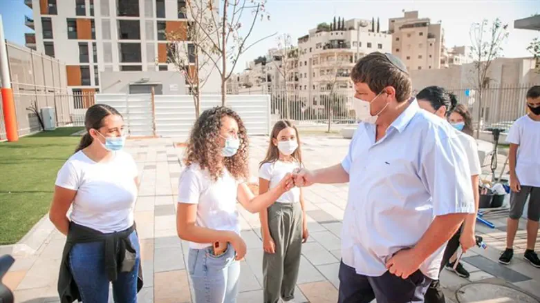 רמי גרינברג עם בני הנוער