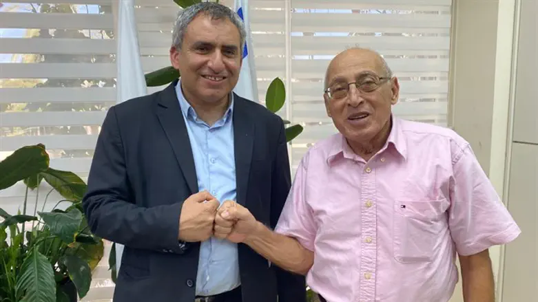 השר אלקין וראש עיריית חולון