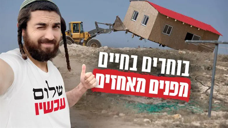 צבי סוכות בקמפיין של שלום עכשיו