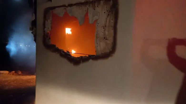 Пожар в Бейт-Мидраше в поселении Маале-Хевер