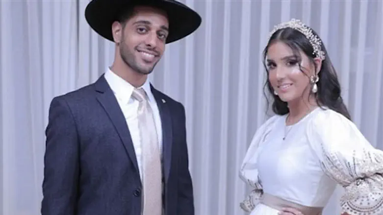 Eliezer Avraham and his kallah.