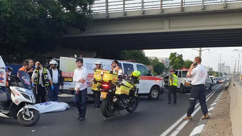 זירת התאונה