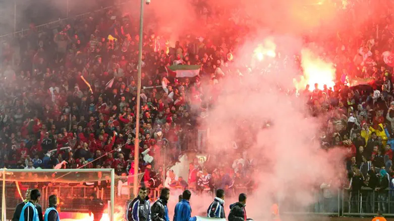 מכבי נתניה דרשה לסגור את האיצטדיון בעקבות האירועים האלימים. איצטדיון דוחא