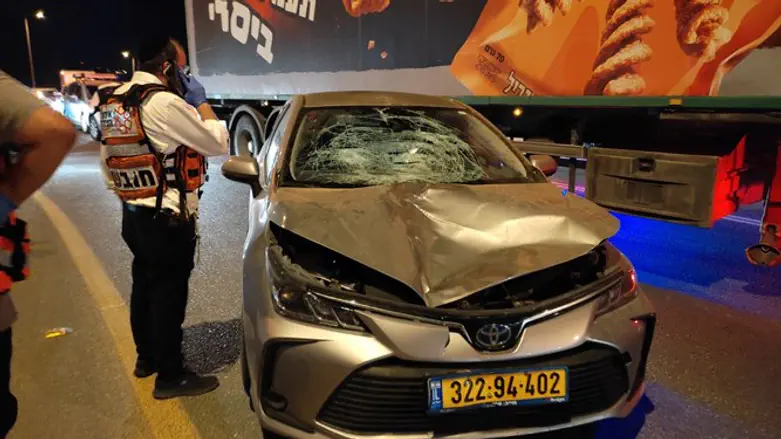 זירת התאונה