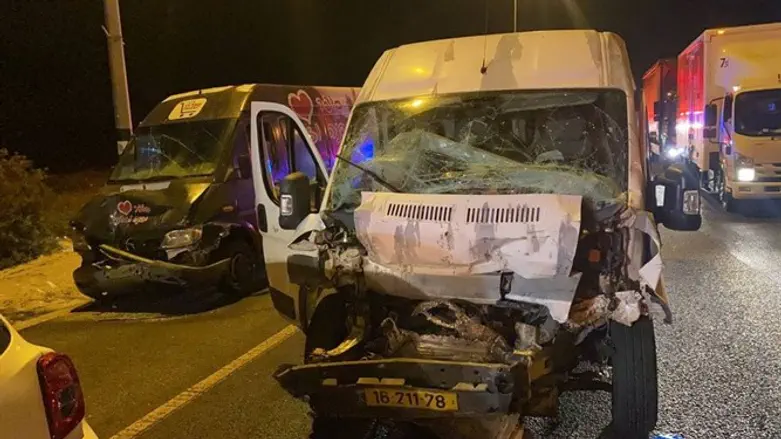 זירת התאונה