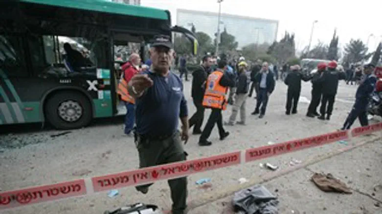 זירת הפיגוע בירושלים