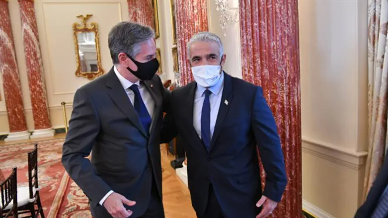 Blinken with Lapid