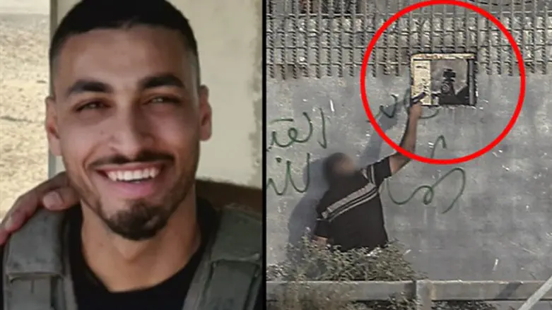 Справа - момент смертельного выстрела террористом