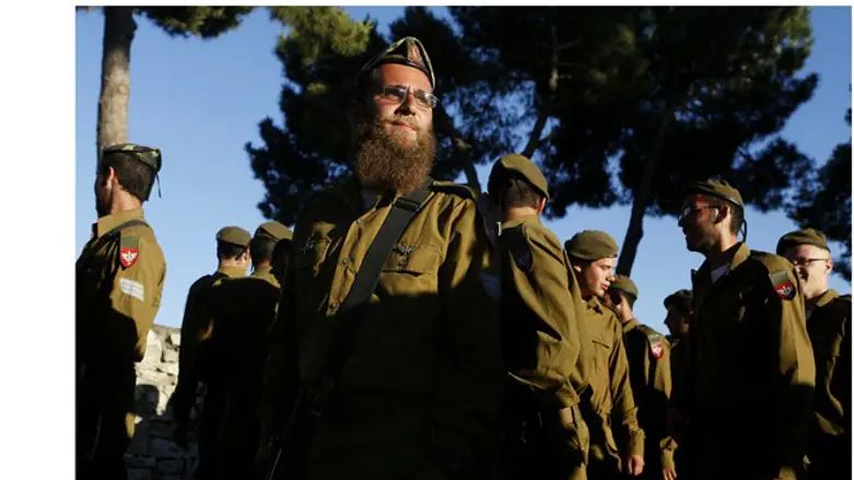 Haredi soldier (illustrative)
