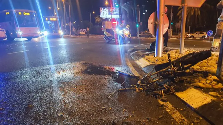 זירת התאונה