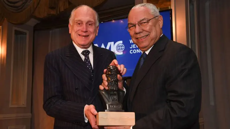 Ronald S. Lauder and Colin Powell
