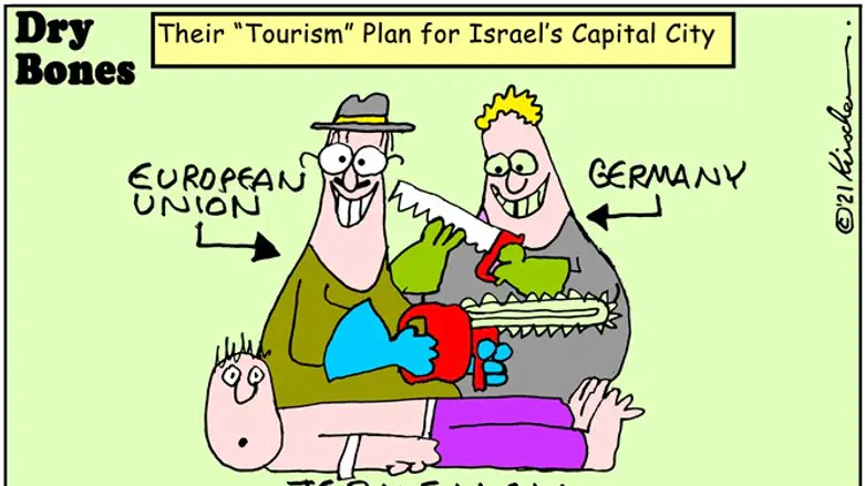 Dry Bones: EU and Germany divide Jerusalem