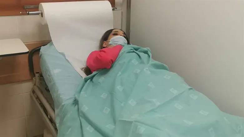 דנה לפידות בבית החולים