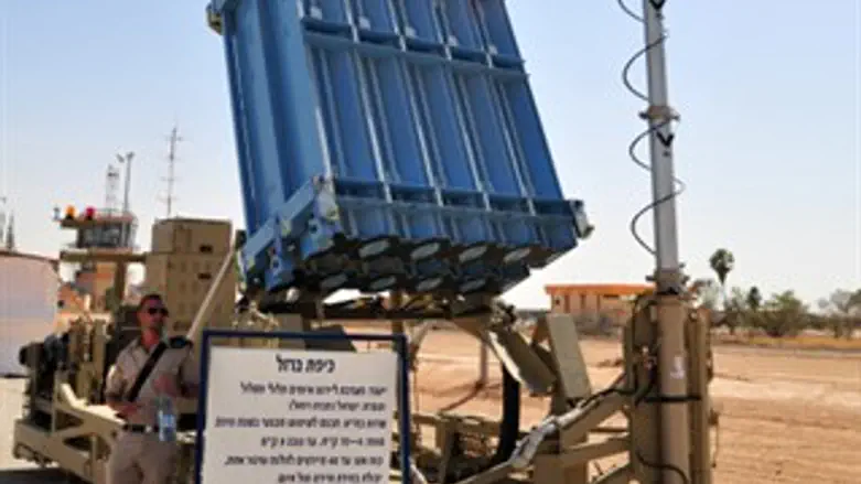 כיפת ברזל בתצוגה