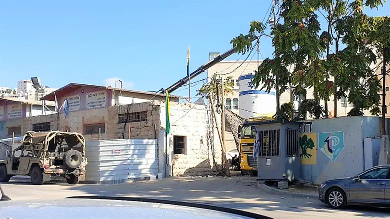 עבודות בנייה בחברון