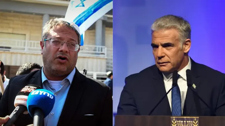 Yair Lapid and Itamar Ben Gvir