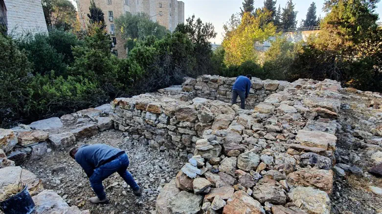 העבודות לשימור המצודה