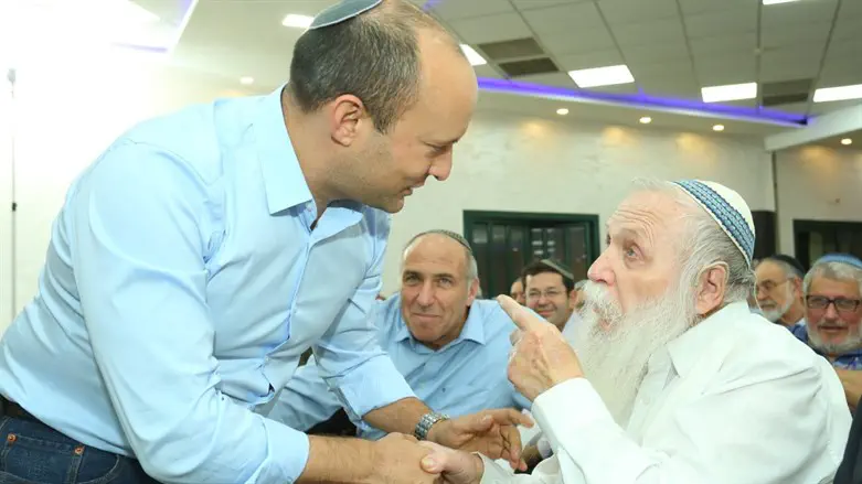 נפתלי בנט והרב דרוקמן