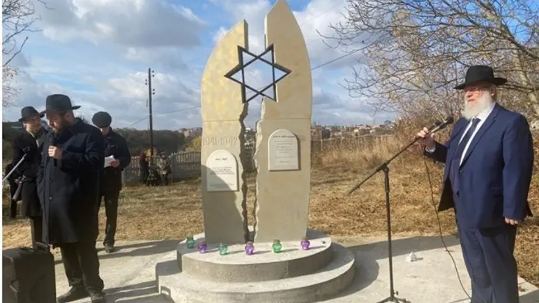 At one of the new monuments
