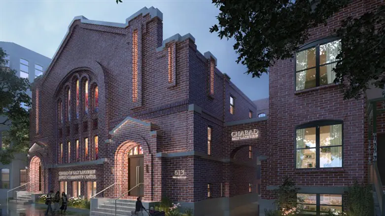 Chabad bought a historic church in Chicago last year and converted it into a Jewish center