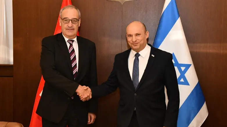 Meeting with the Swiss President