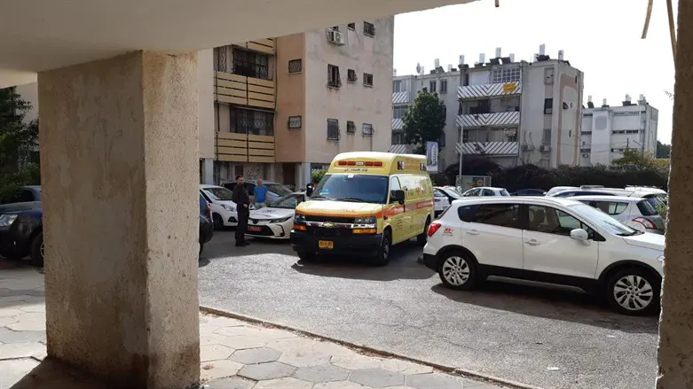 זירת האירוע באשדוד