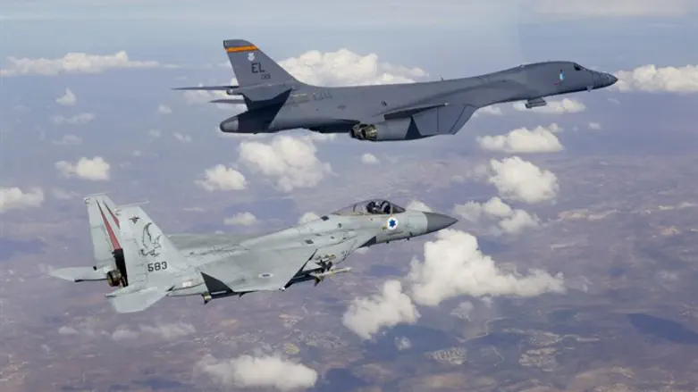 Совместные учения израильско-американских ВВС