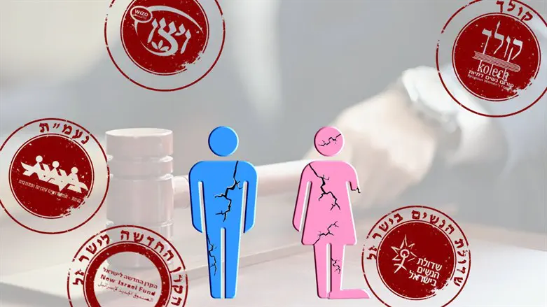 עומדות מול ארגוני הפמיניזם הרדיקלי