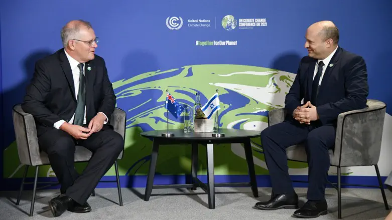 בנט עם ראש ממשלת אוסטרליה