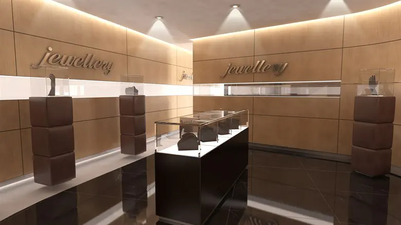 חנות תכשיטים. אילוסטרציה