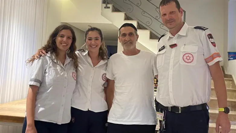 אברהם עם המלאכים של מד"א