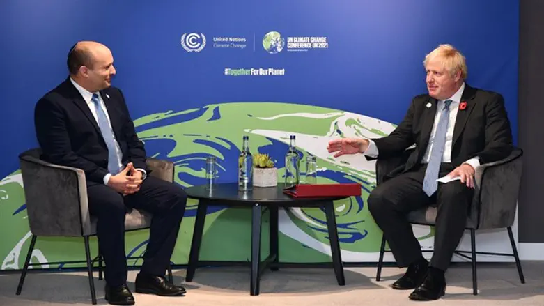 Нафтали Беннет и Борис Джонсон