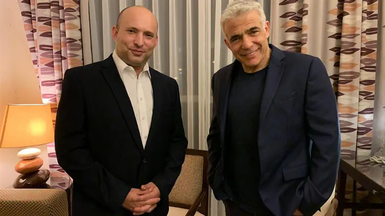 יאיר לפיד ונפתלי בנט