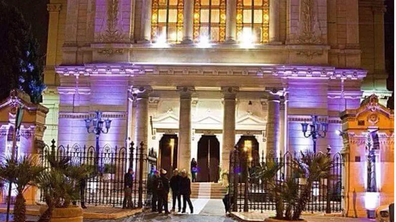 בית הכנסת ברומא מואר לציון ליל הבדולח