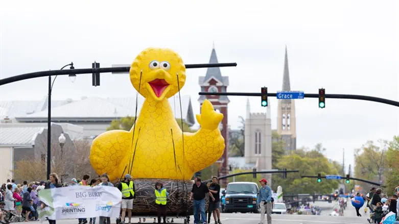 Big Bird at North Carolina's Azalea Festival