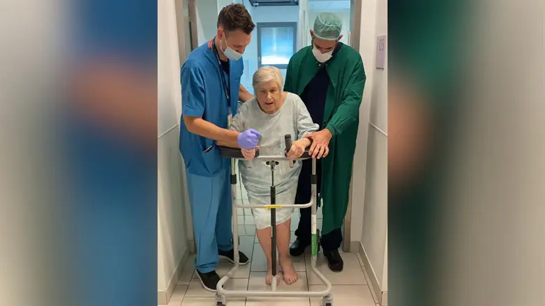 סבטלנה על הרגליים