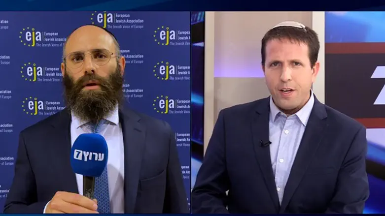 Раввин Менахем Марголин и Йони Кемпински