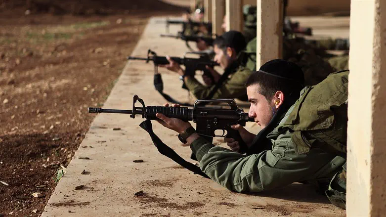 Haredi soldiers (illustrative)